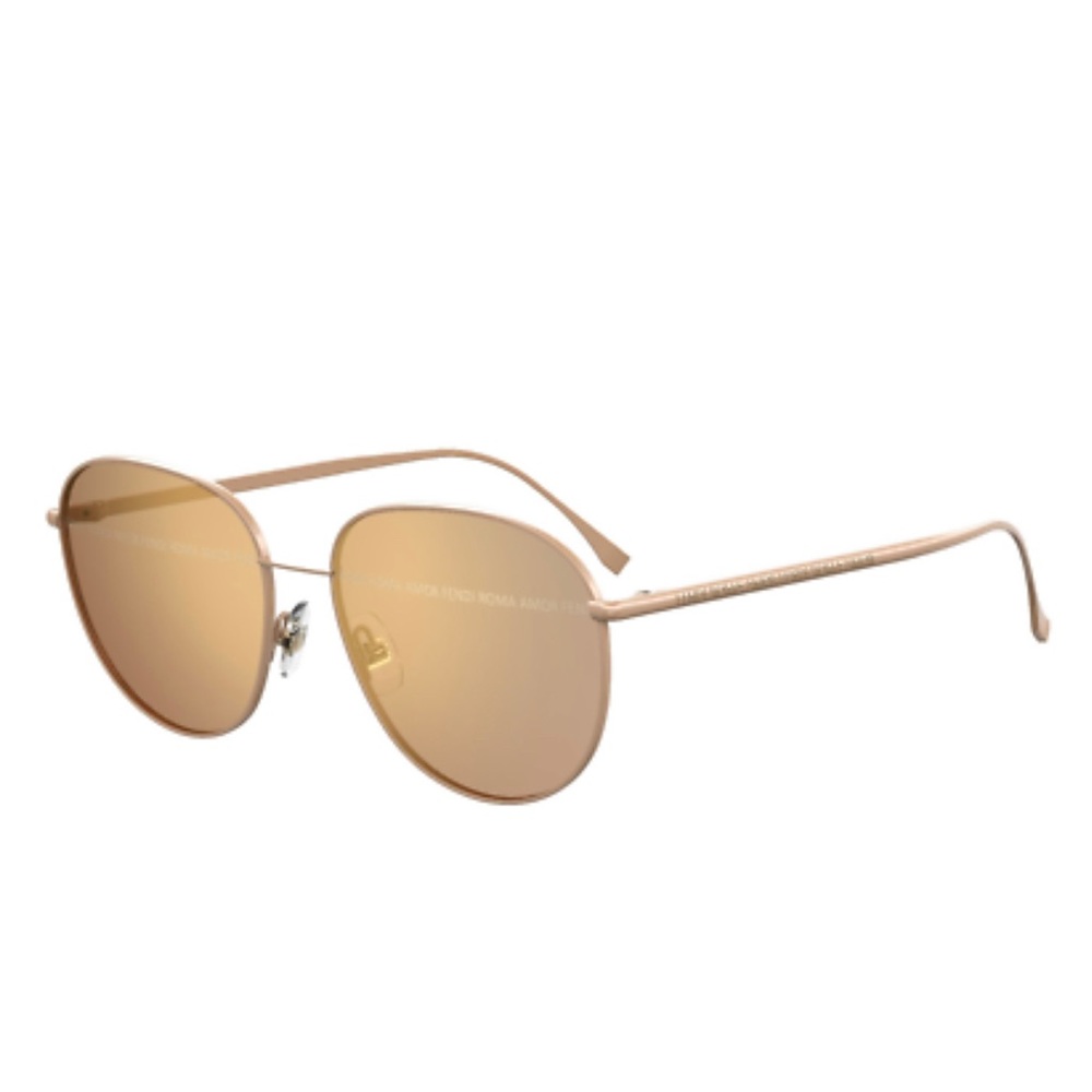 PRICE DROP!! Happy New Year! New w/case. Fendi hologram sunglasses in beige.